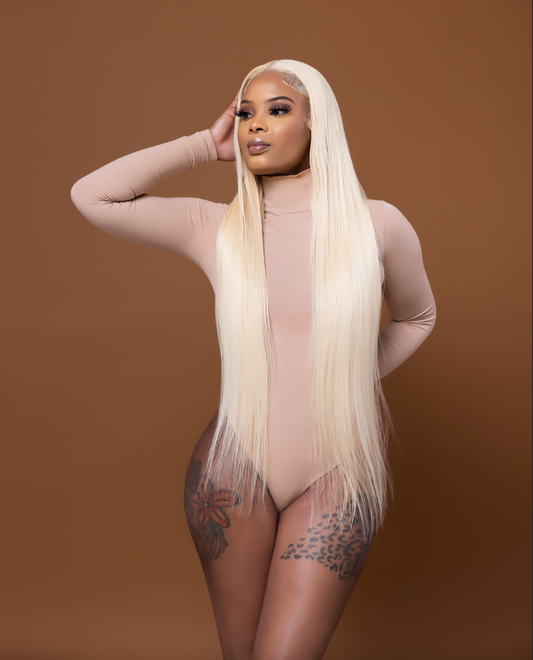 613 BLONDE FRONTAL WIG